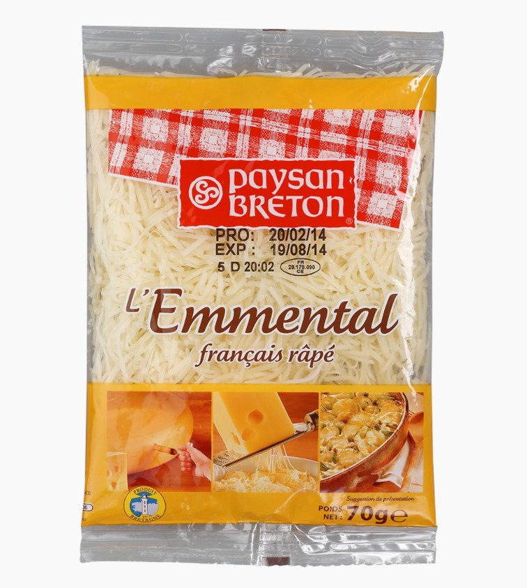 Phô mai sợi Emmental Paysan Breton 70g