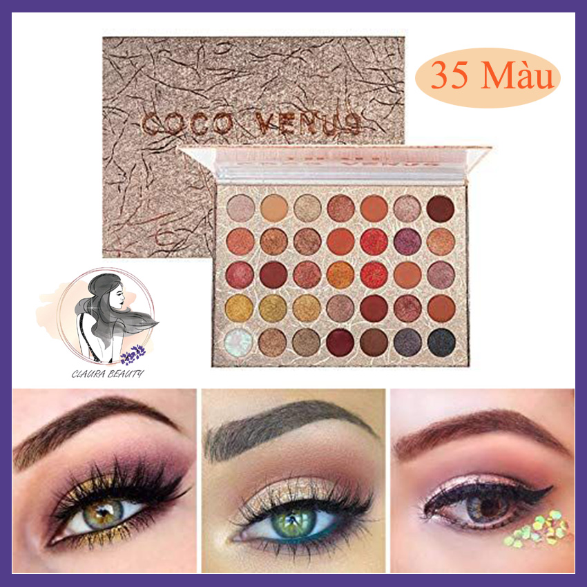 [HCM]Bảng Phấn Mắt Dikalu 35 Màu - Nội Địa Trung - Màu Siêu Đẹp - Claura Beauty