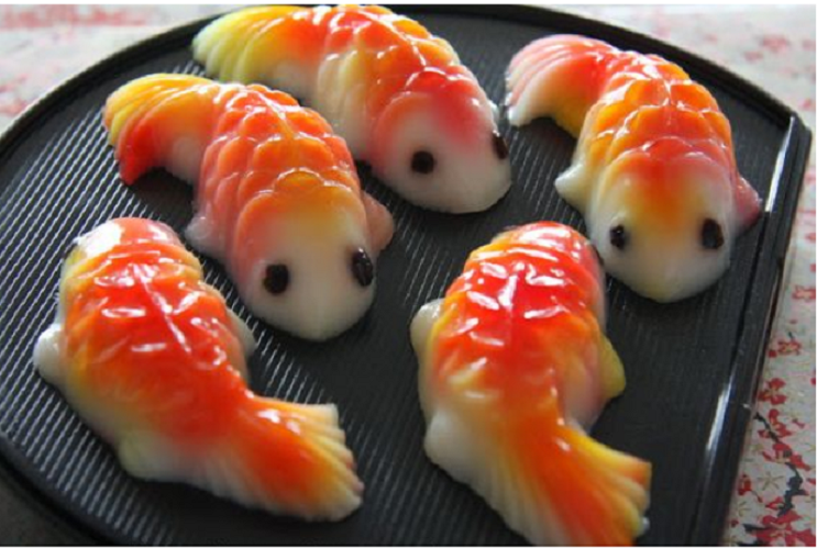 KHUÔN SILICON HÌNH 6 CON CÁ CHÉP NHÕ ĐẸP MẮT