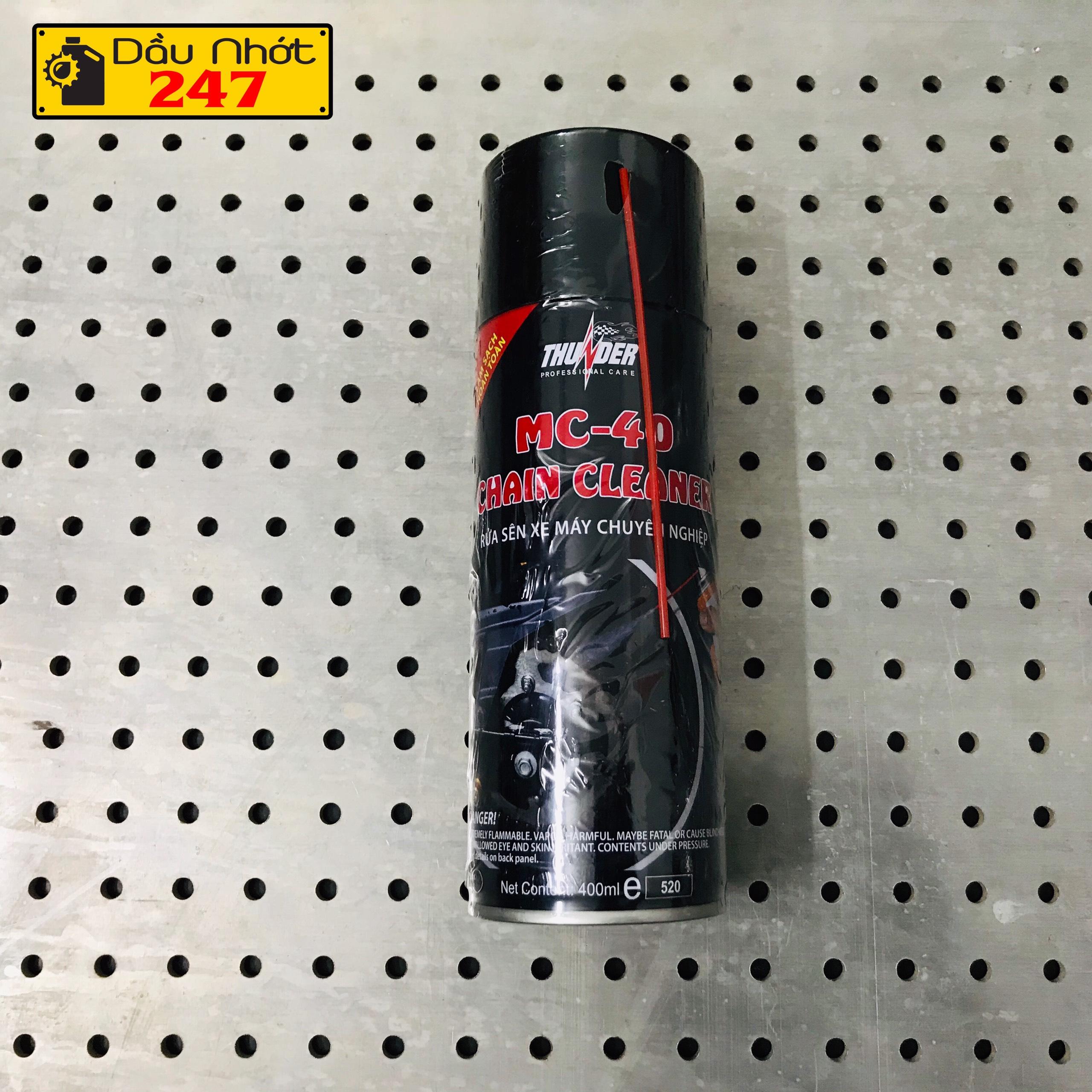 Chai vệ sinh sên/xích Thunder MC-40 Chain Cleaner 400ml