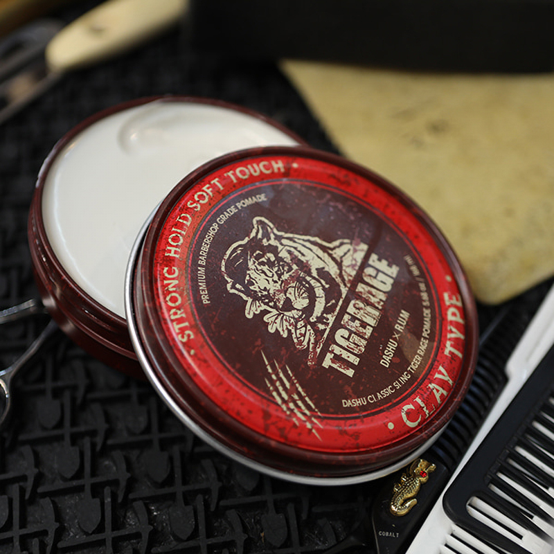 Clay Pomade vuốt tóc nam tạo kiểu Hàn Quốc Dashu Classic Tiger Rage Pomade Clay Type 168ml(size lớn, độ bóng nhẹ 3, độ giữ nếp lâu 9) hương nước hoa mùi gỗ nam tính, thành phần thảo dược dưỡng tóc, bảo vệ da đầu.