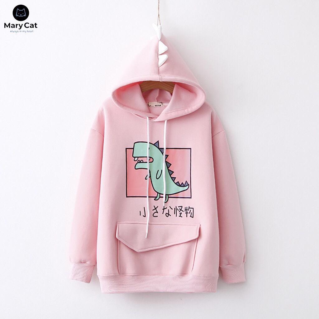 [HCM](FREESHIP TOÀN QUỐC) Áo Khoác, Áo hoodie nam nữ hình Khủng Long Có Sừng siêu dễ thương cute Mẫu Mới