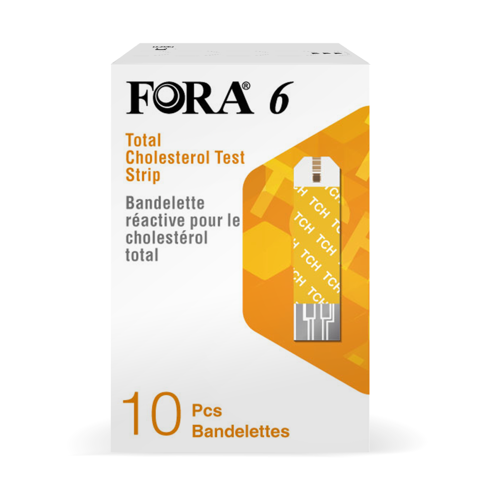 FORA 6 - Que thử Cholesterol toàn phần Hộp 10 que