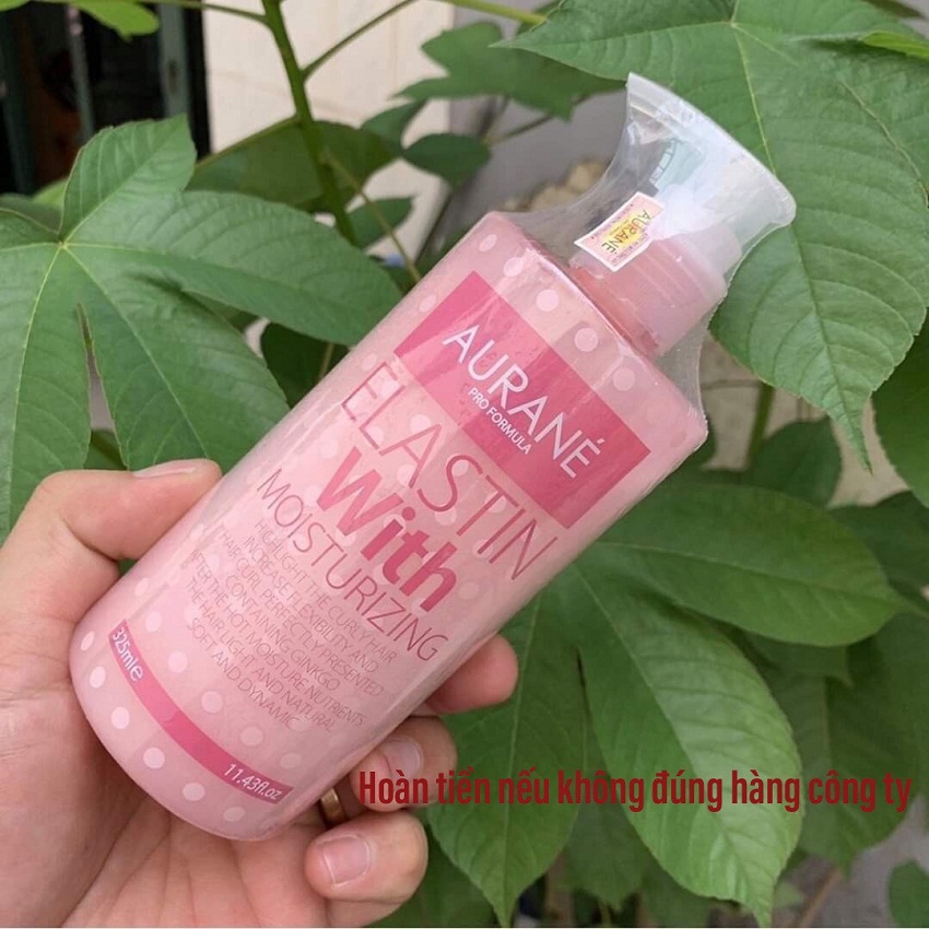 Gel dưỡng tạo kiểu tóc xoăn Aurane Elastin with Moisturizing Pháp 325ml