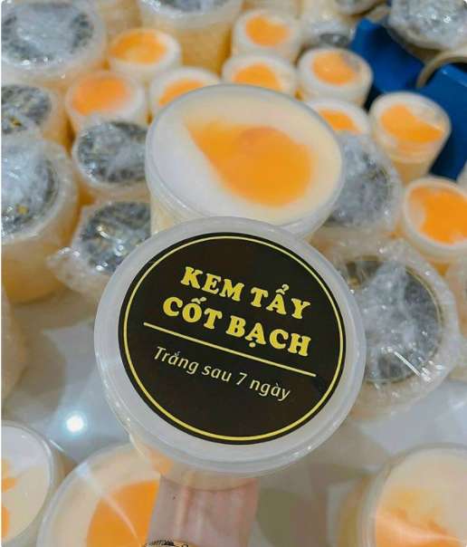  Kem body tẩy trắng nhanh tẩy cốt bạch 200-220gr 