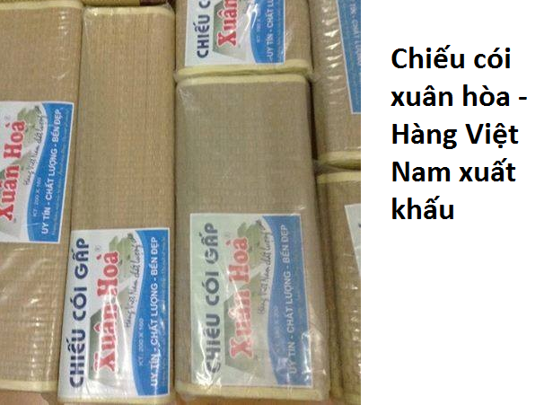 Chiếu cói gấp xuân hoà kích thước 1m6x2m