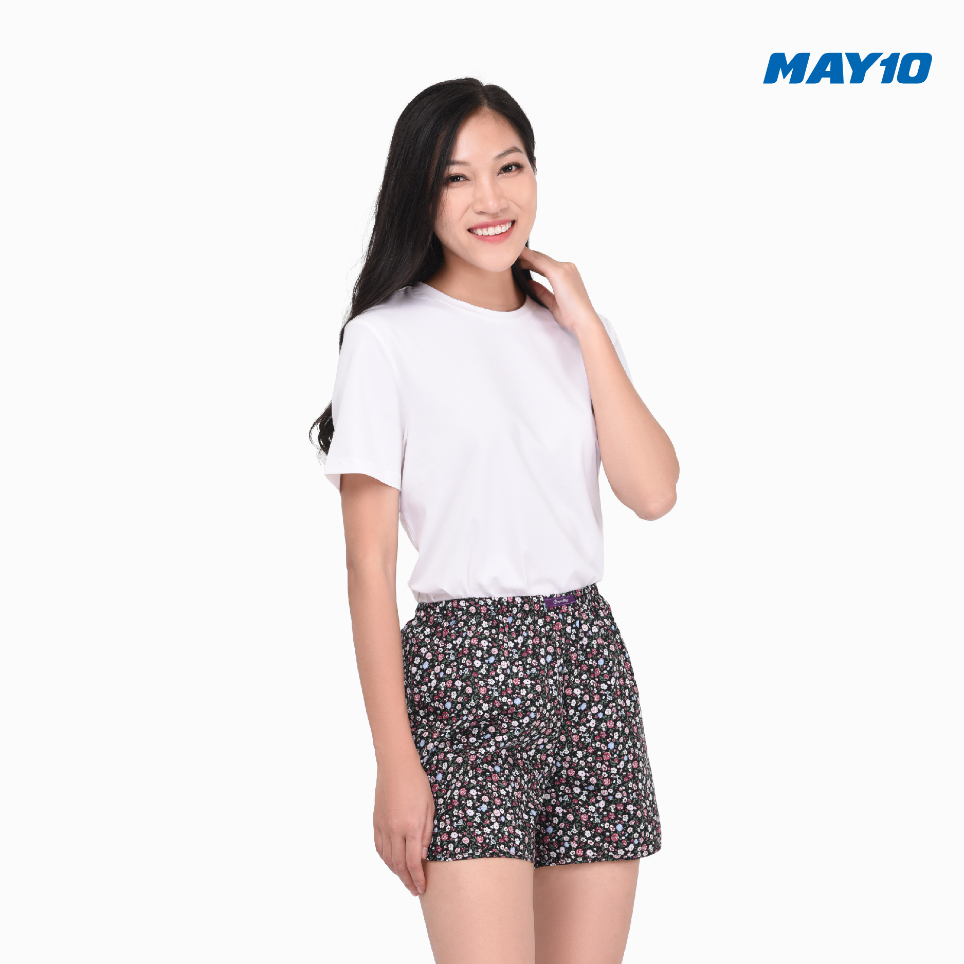 Combo 5 Quần đùi nữ May 10 chính hãng- quần đùi mặc nhà, quần ngủ