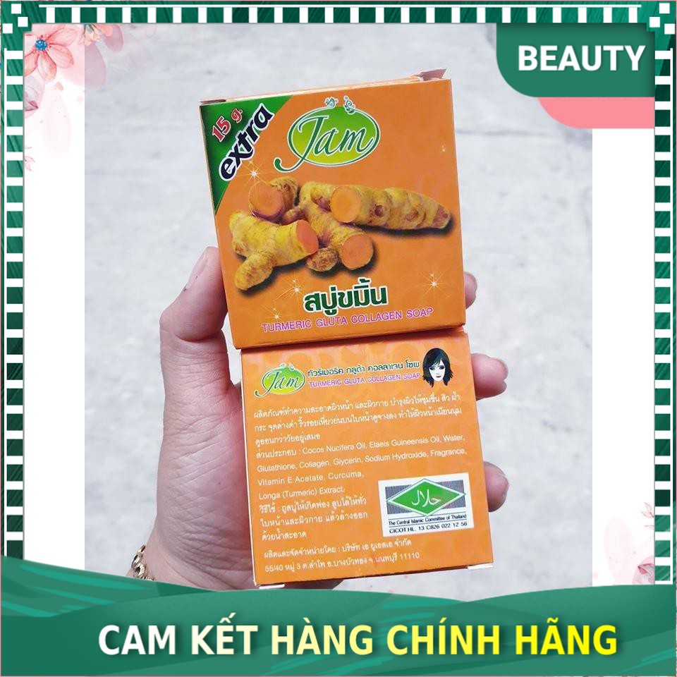 Xà phòng JAM Thái Lan chiết xuất nghệ tươi