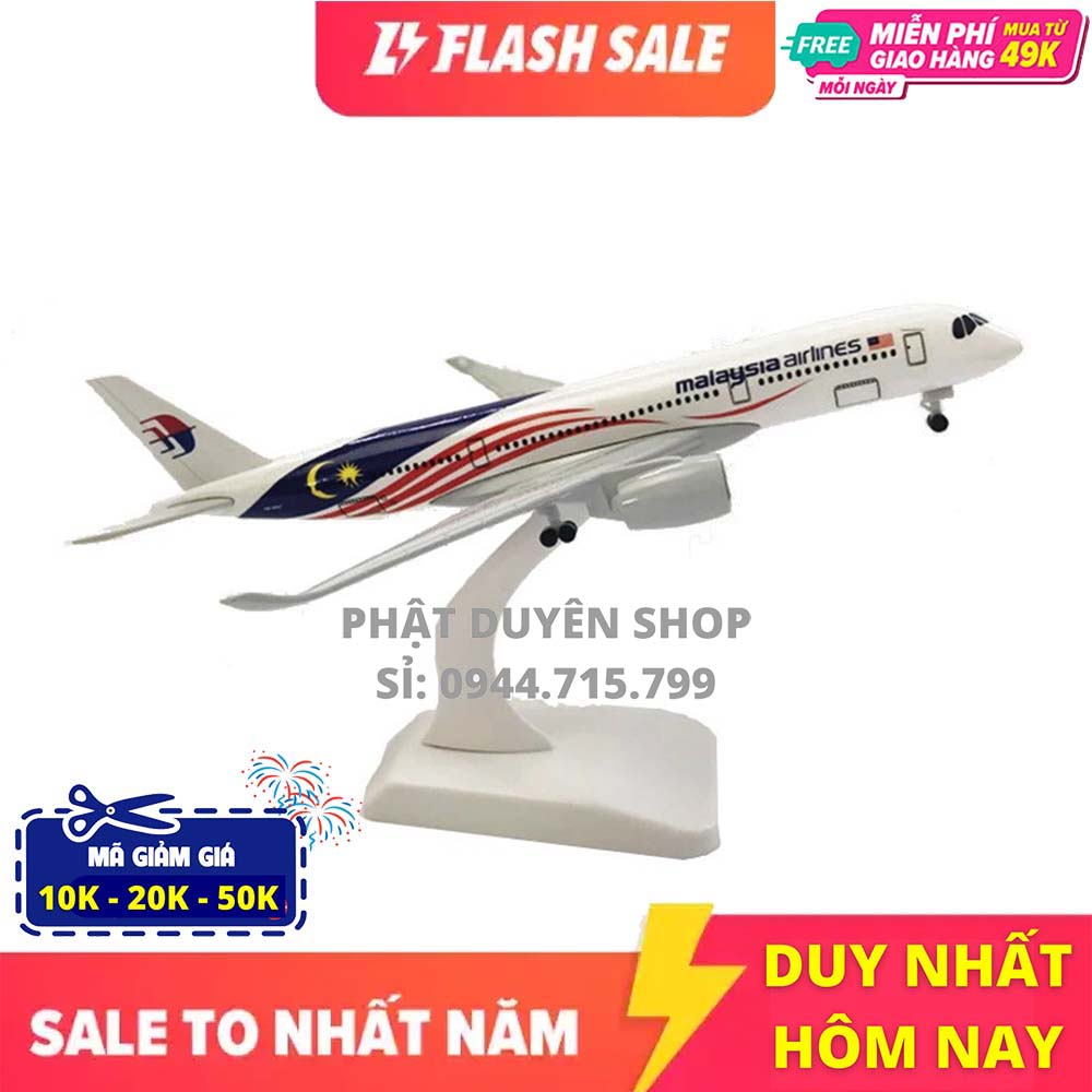 Mô hình máy bay kim loại 20cm
