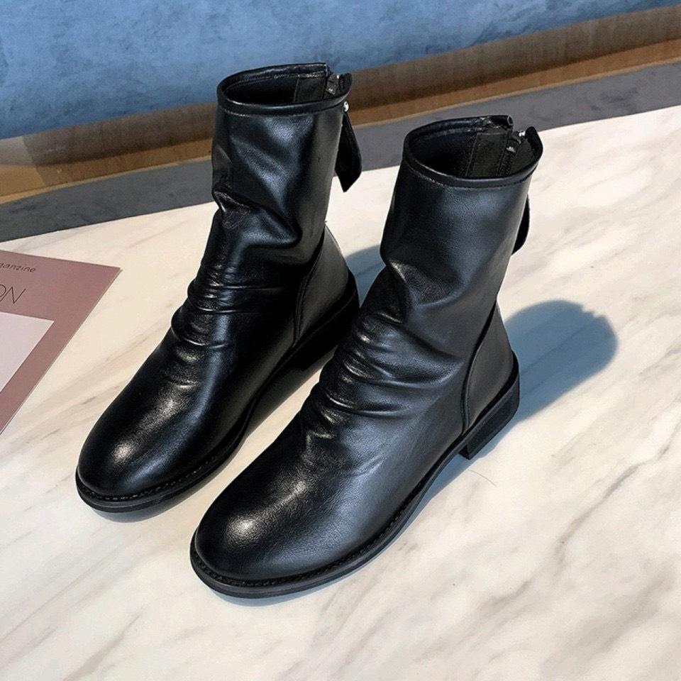 Giày boot nữ cổ cao cá tính