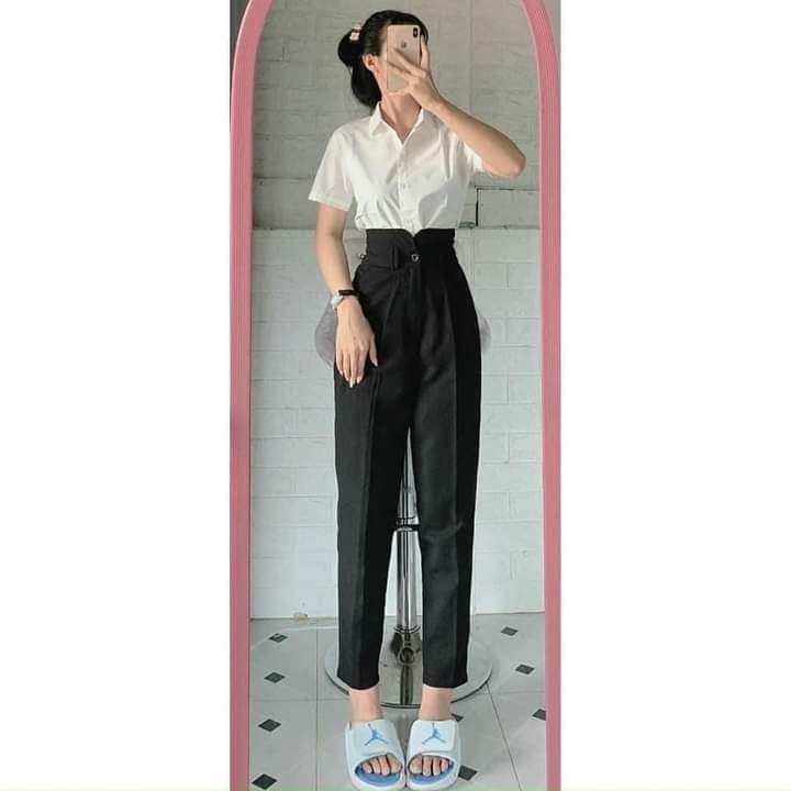 SET QUẦN CHỮ V VẢI TUYẾT MƯA , ÁO SƠ MI ĐI HỌC (CÓ BÁN LẺ)