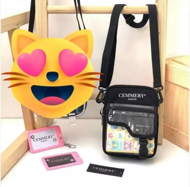 Túi đeo chéo nữ nam, túi đi chơi đi học thời trang nam nữ unisex cá tinh [ TÚI MERY]