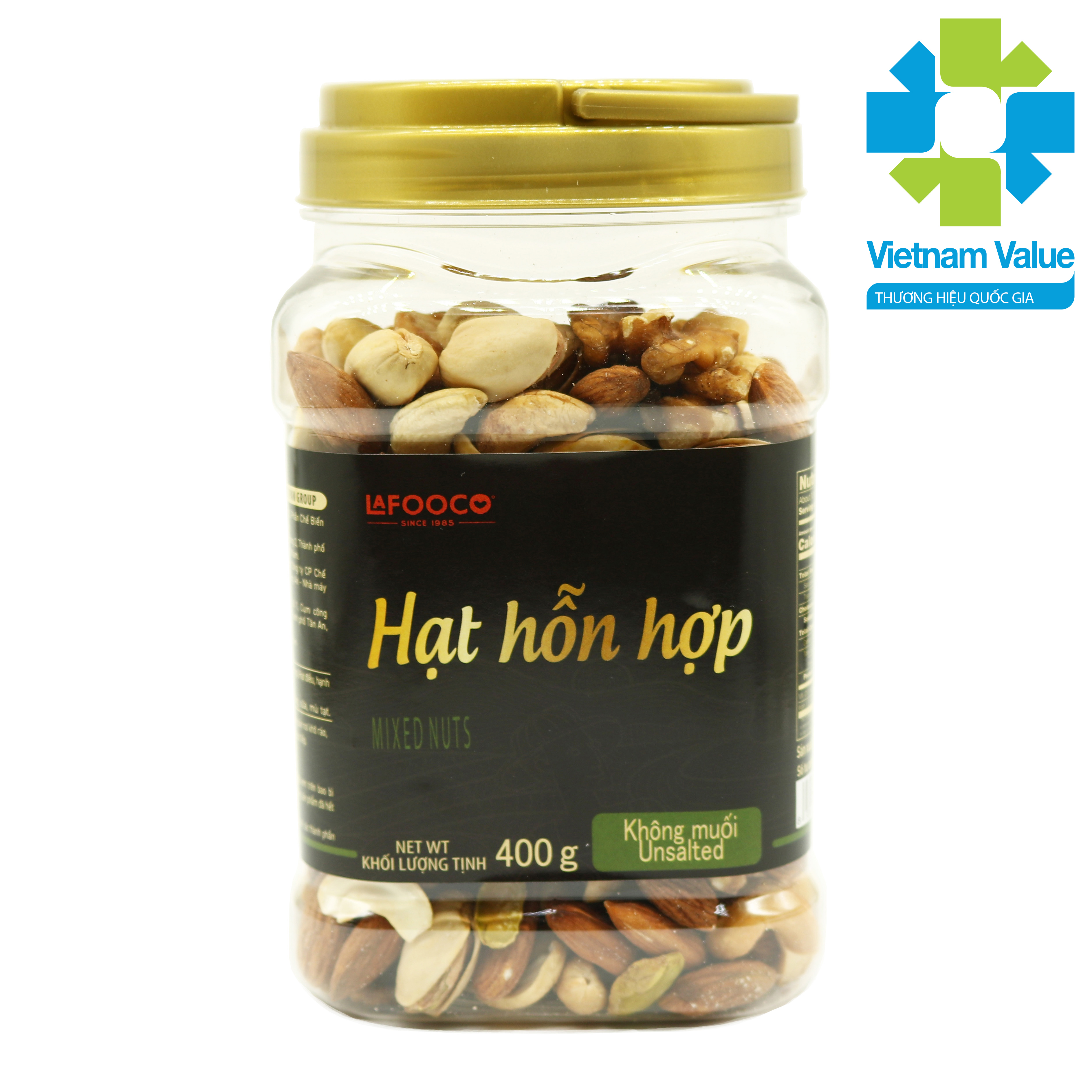 Hạt hỗn hợp không muối lafooco 400g