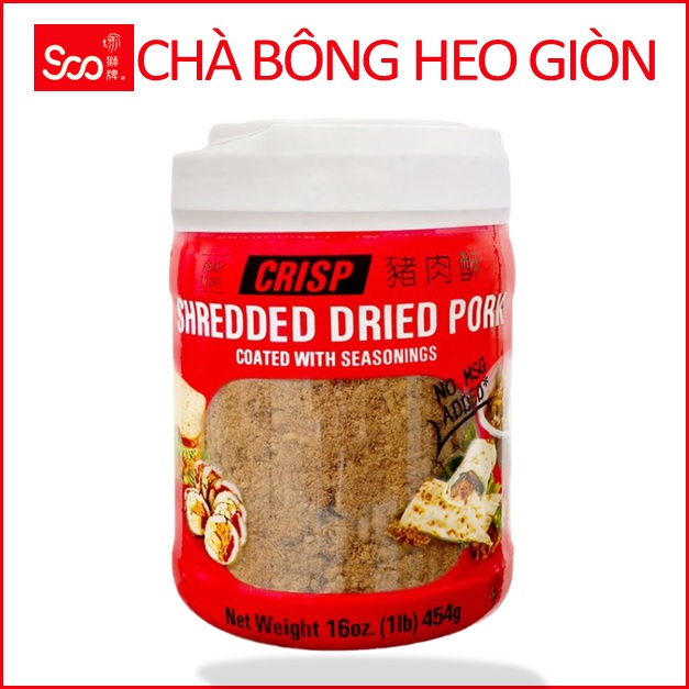Chà bông Heo SOO Khô Giòn Ngon - Hộp 454G - Xuất xứ Canada