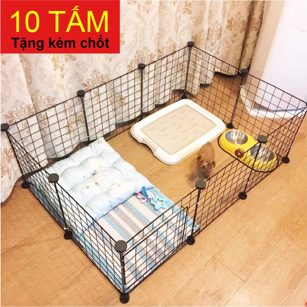 Combo 10 tấm lưới sắt 35 tặng kèm 20 chốt làm chồng chó, chuồng mèo, lồng cho chó, lồng cho mèo, chuồng chó thú cưng , chuồng thú cưng nhỏ, chuồng chó giá rẻ