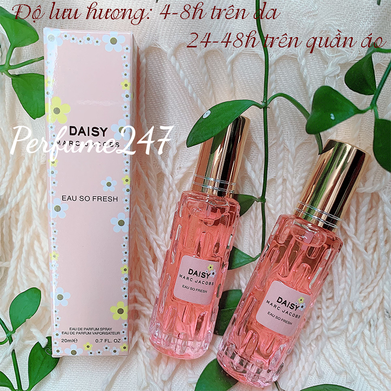 [HCM]COMBO 2 NƯỚC HOA NỮ XÁCH TAY MINI 20ML- MÙI DAISI