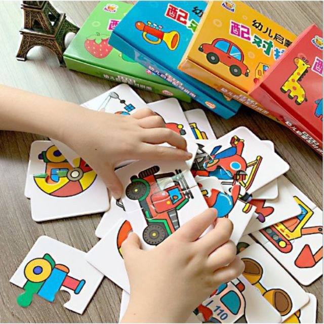 Bộ thẻ ghép hình thông minh cho bé