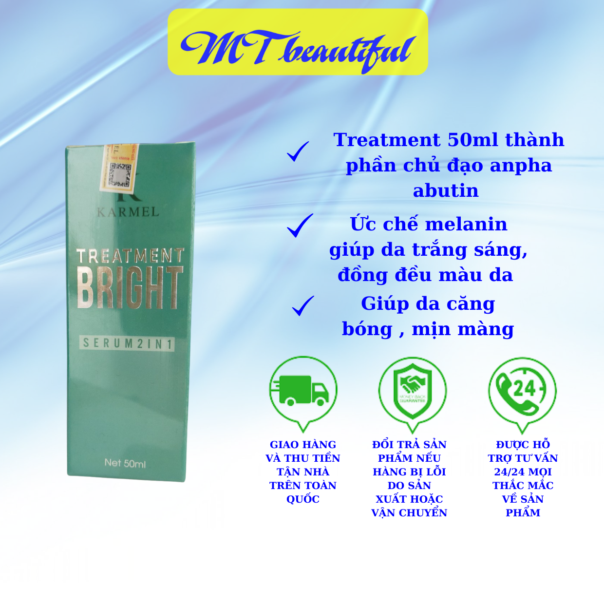 Serum  KAMEL treatment  50ml  tái tạo collagen, phục hồi cấu trúc da, làm sáng và đồng đều màu da