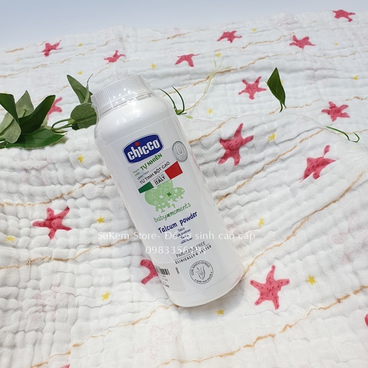 Phấn Rôm Tinh Bột Gạo Chicco Cho Bé - Sukem Shop