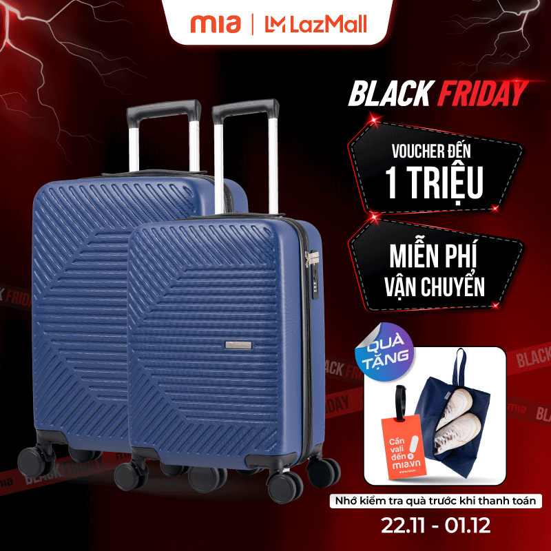 [COMBO SIÊU HỜI] Combo 2 Vali Kéo MIA.vn Du Lịch Larita FELIX  size 20/24/28  Nhựa PC/ABS Cứng Cáp Bền Bỉ