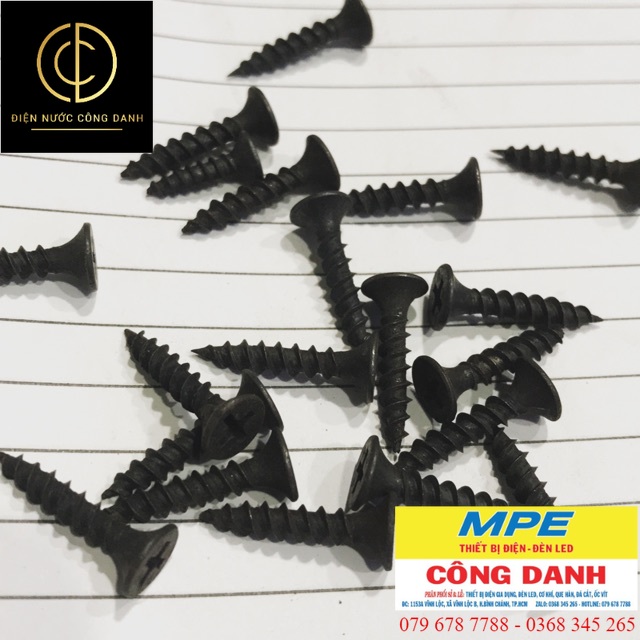 [Lấy mã giảm thêm 30%]Vít gỗ Đen- Vít Thạch cao(1kg) 1.5f 2f 2.5f 3f 4f
