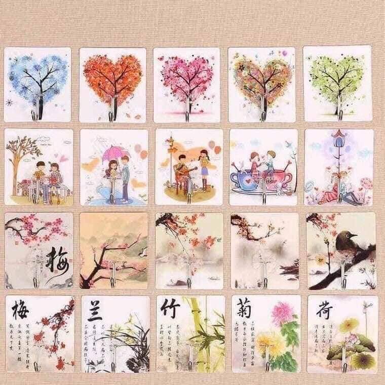 10 Móc dán tường siêu dính siêu chắc