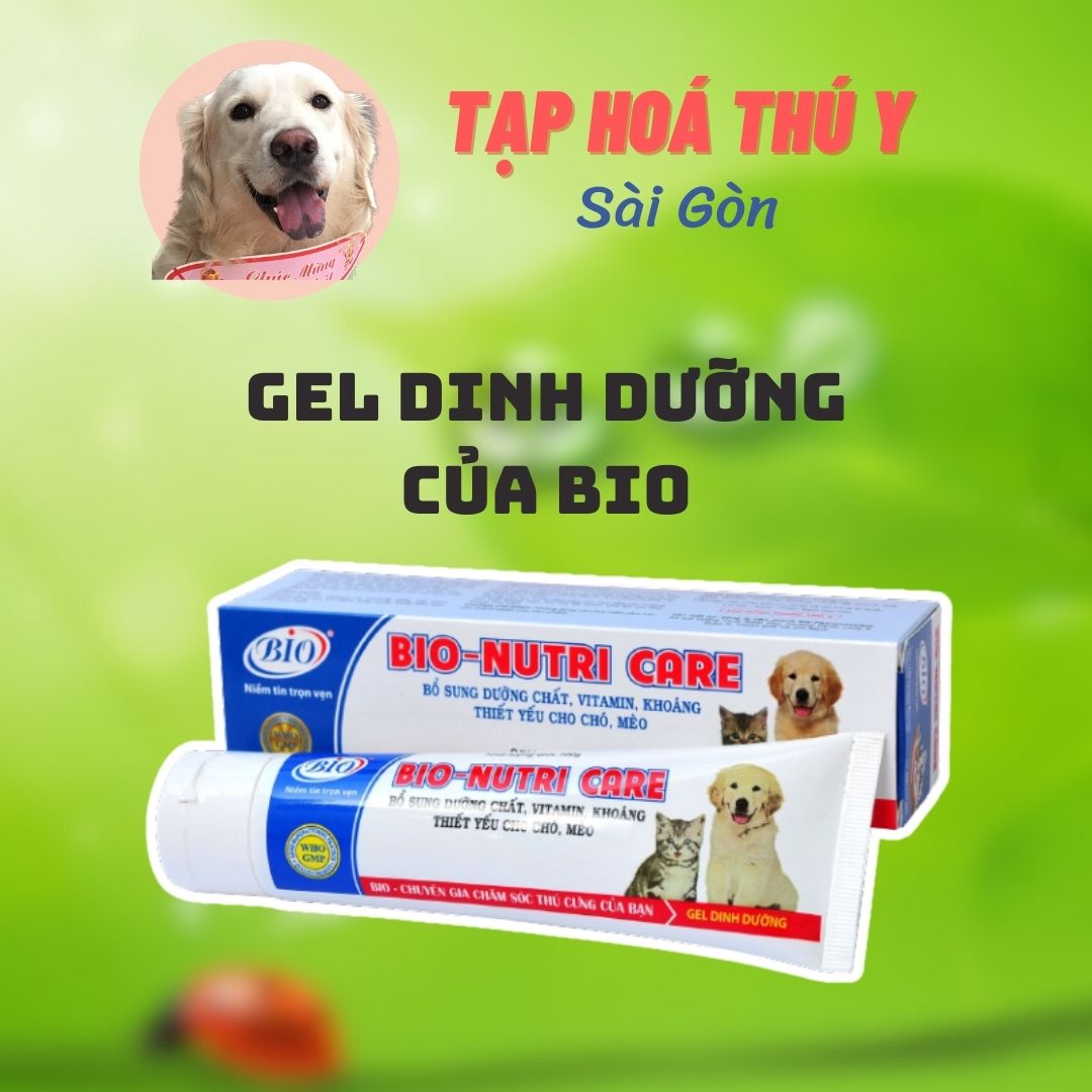 Bio nutricare - gel bổ sung dinh dưỡng và vitamin cho chó mèo