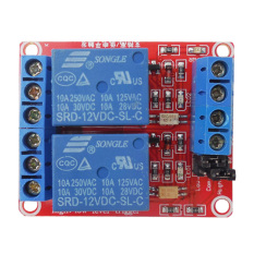 Giá Tốt 12V 2-Channel Relay Module Optocoupler H/L Level Triger – intl  Tại crystalawaking