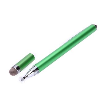 2 In 1 Touch Screen Drawing Pen Stylus for iPhone iPad Tablet(Green) - intl  
