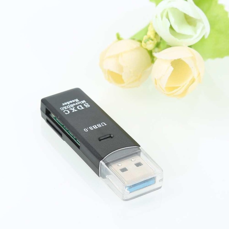 Bảng giá 2 in 1 USB 3.0 High Speed Micro SD SDXC TF T-Flash Memory Card Reader Adapter - intl Phong Vũ