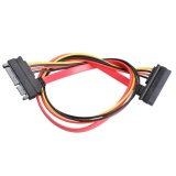 22 Pin Nam đến Nữ 7 + SATA 15 pin Dữ Liệu Điện Combo Cáp Nối Dài 45 cm-quốc tế