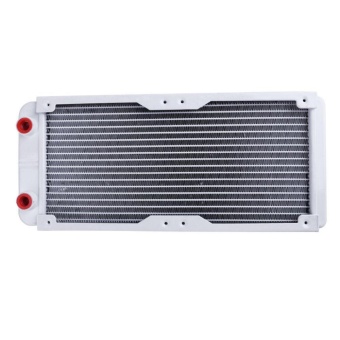 240mm 18 Tube Straight Thread Heat Radiator Exchanger for PC Water Cooling - intl  