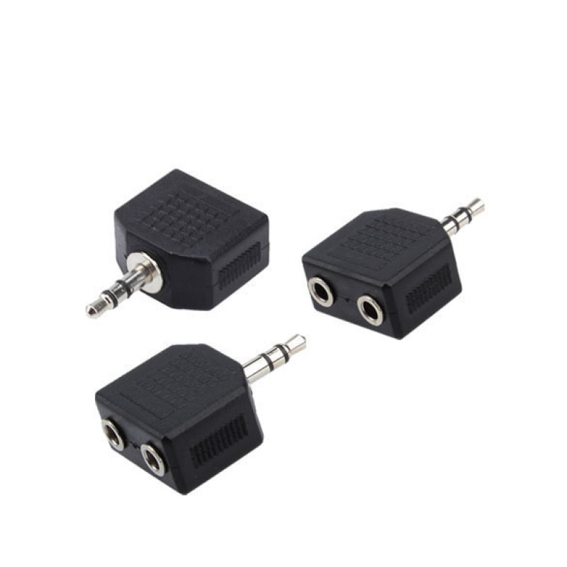 Bảng giá Mua 3 X 3.5mm to 3.5mm Audio Earphone Jack Splitter Adapter (Intl)