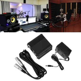 48V Microphone Phantom Power Supply +2.5M/8.2ft XLR Cable Line (USPlug) - Intl April 2018 - 2 48V Microphone Phantom Power Supply +2.5M/8.2ft XLR Cable Line (USPlug) - intl - 2