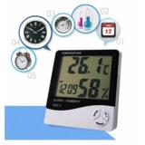 Ẩm kế nhiệt kế điện tử kiêm đồng hồ báo thức và lịch đa năng HTC-1 KÈM PIN