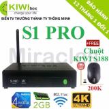 Android tivi box kiwibox s1 pro + tặng chuột kiwi s188 trị giá 200k
