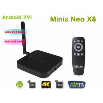 Android Tivi box Minix Neo X8, hỗ trợ 4K - 2K  