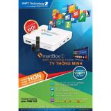 Android Tivi Box VNPT SMARTBOX 2 (Trắng) + Tặng Cặp Pin 3A cao cấp - Phân phối bởi Miracles Company