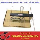 Anten DVB-T2 Dunals có mạch khuếch đại tặng cáp nguồn 5v cho tivi