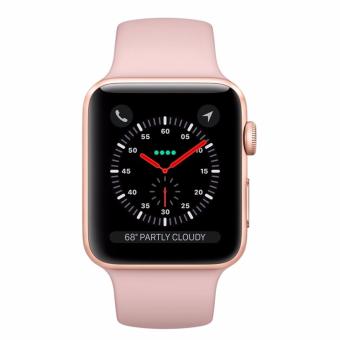 Apple Watch Series 3 38mm Gold Aluminum Case with Pink Sand Sport Band MQKW2 (GPS)  