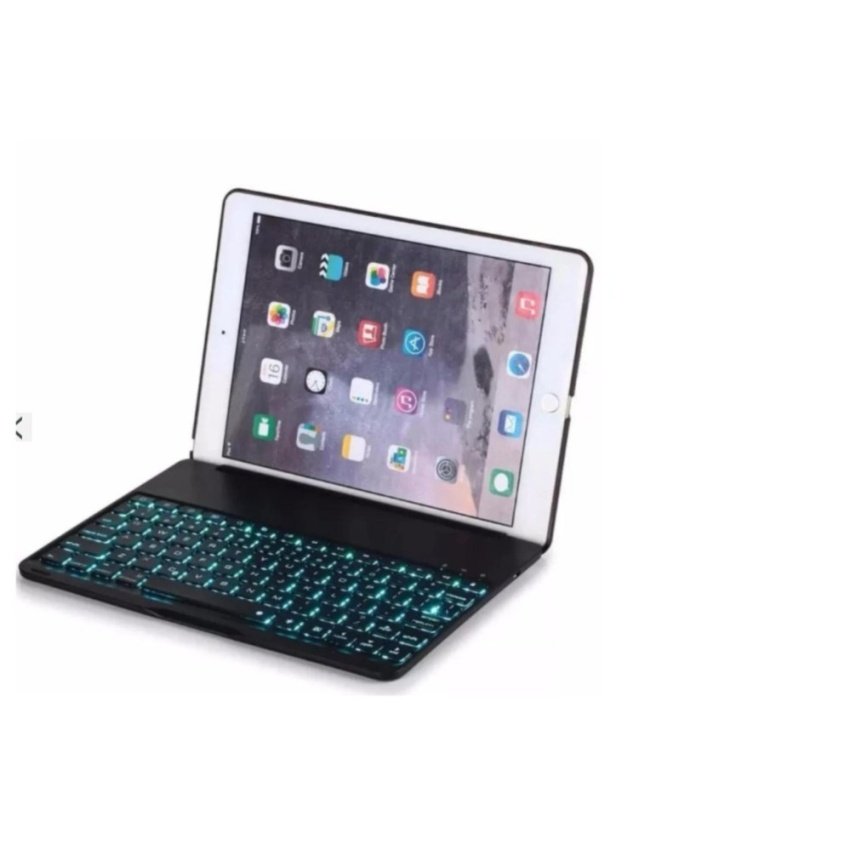 Bàn phím Bluetooth iPad Air 2 iPad 6 keyboard ốp nhôm có đèn bàn phím - T_Shop_VN