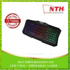 [HCM]Bàn phím Bosston X19 Led 7 màu