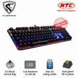 Bàn phím cơ blue switch FL Esports K180 dành cho game thủ chuyên nghiệp - led 6 màu 13 chế độ - Nhất Tín Computer