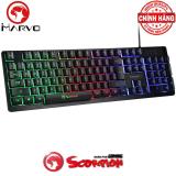 Bàn phím giả cơ chuyên Game Marvo K616 Led 7 màu tự chuyển màu.