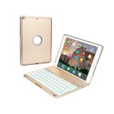 Bàn phím kiêm bao da bluetooth cho iPad Air 2 iPad 6 - Bàn phím led 7 màu đèn