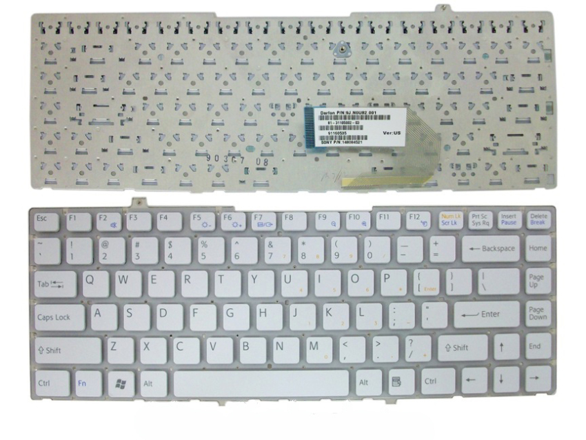 Bàn phím laptop sony pcg-fx - hàng nhập khẩu