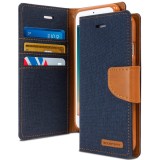 Bao da iPhone X Mercury Goospery Canvas Dairy - nhập khẩu từ Hàn Quốc