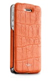 Bao da cho iphone 5/5s/se - puro crocodile safari flipper case