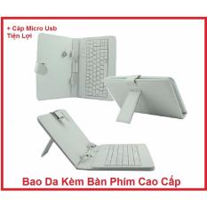 Mua Bao da kèm bàn phím cổng Micro USB cho điện thoại/ máy tính bảng 7 inch cao cấp   Tại Thế Giới Đất Nặn Shop (Hà Nội)