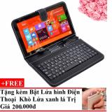 Bao da kiêm bàn phím cho máy tính bảng 7 inch + Tặng Bật lửa hình ĐTDĐ